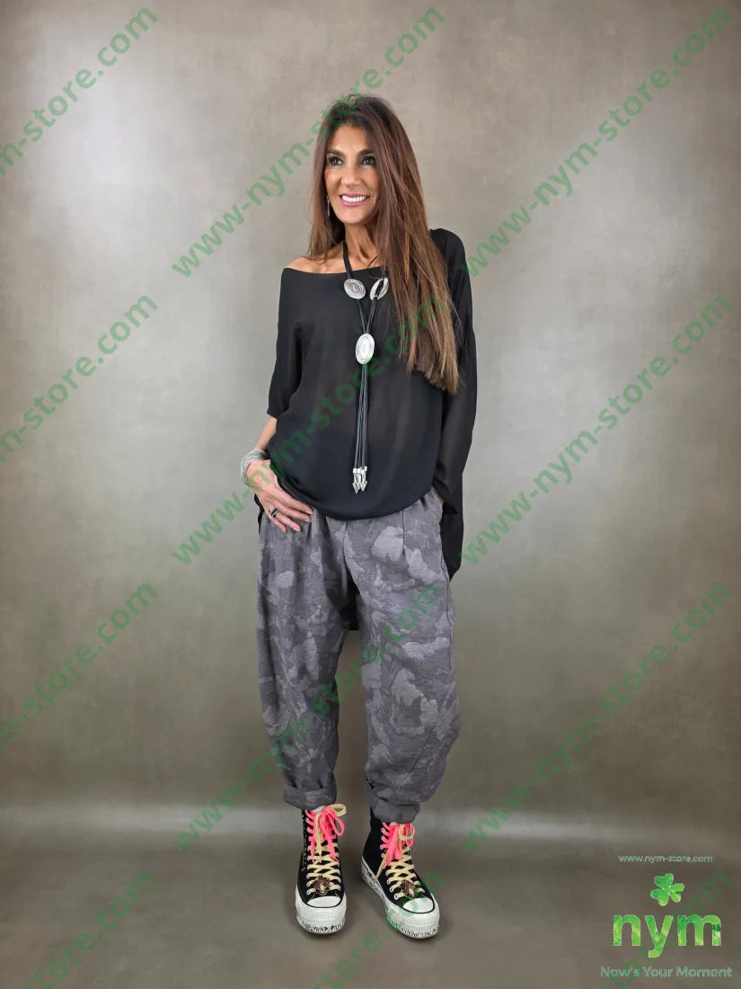 pantalone tessuto cloud dettaglio imbuto 70vi15li15ny PANTALONE