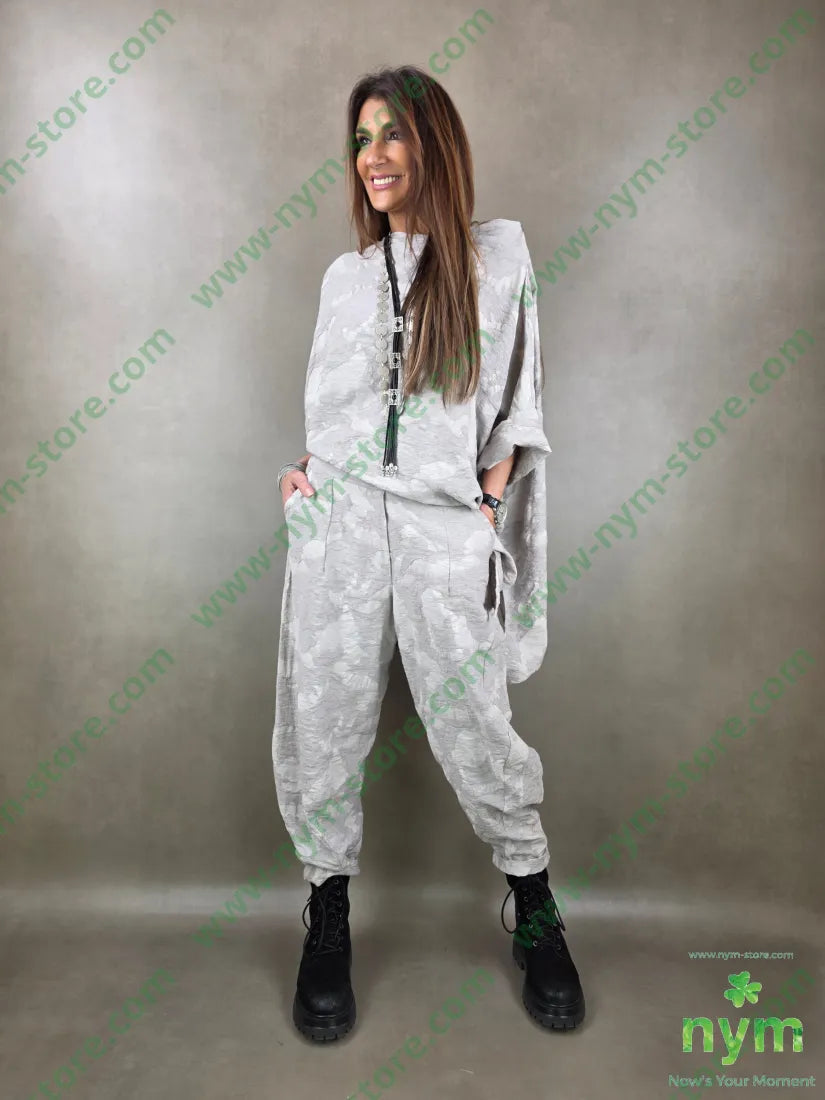 pantalone tessuto cloud dettaglio imbuto 70vi15li15ny PANTALONE