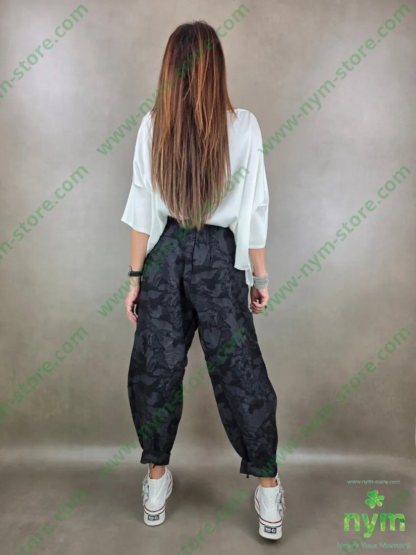 pantalone tessuto cloud dettaglio imbuto 70vi15li15ny PANTALONE