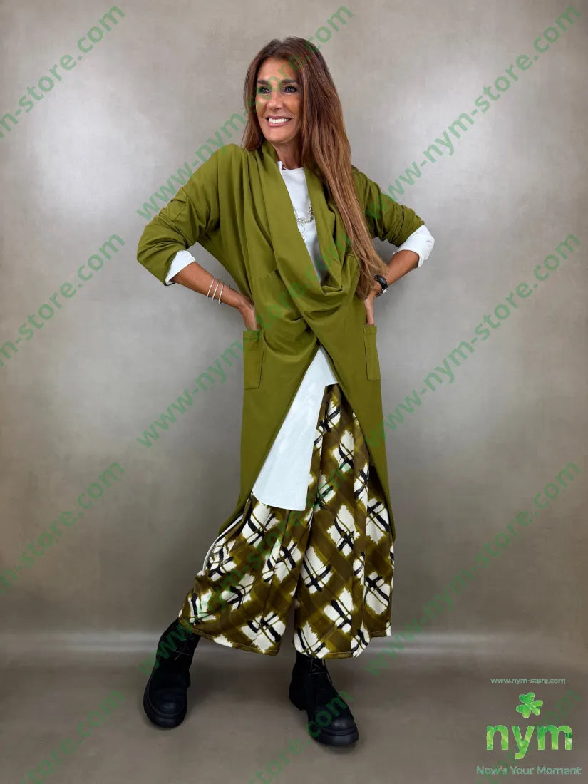 pantalone tessuto lucido stampato 37vi35co28pl - PANTALONE