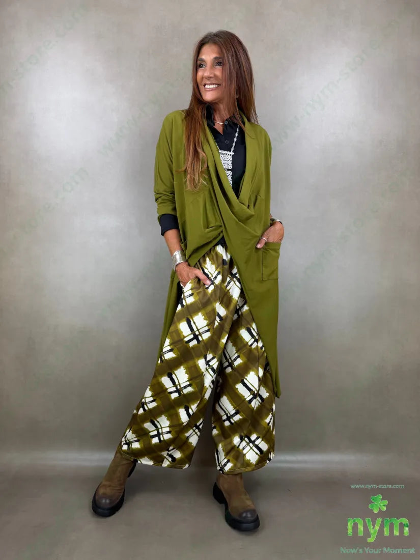 pantalone tessuto lucido stampato 37vi35co28pl - PANTALONE