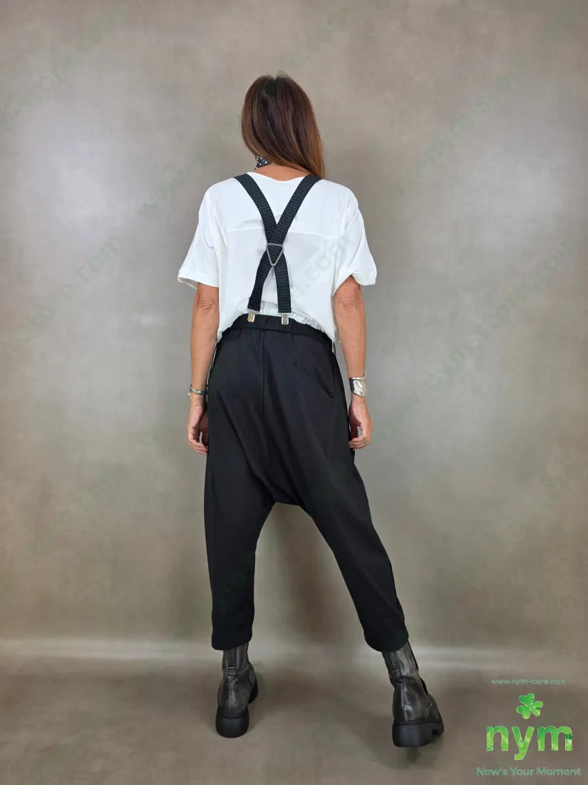 pantalone tessuto pm harem 52co40pl8ea - U / NERO / AI26 - PANTALONE