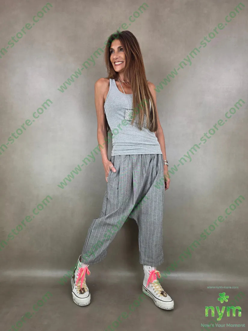 pantalone tratteggi cav bas pinces 80co20pl - PANTALONE