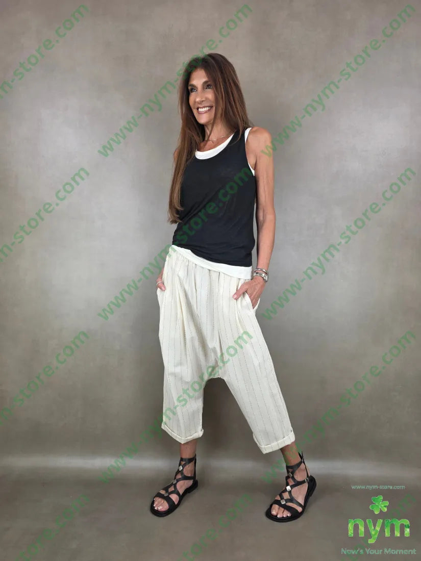 pantalone tratteggi cav bas pinces 80co20pl - PANTALONE