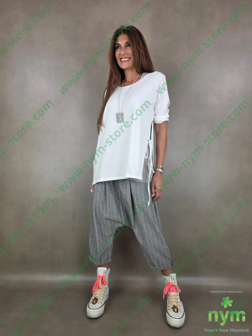 pantalone tratteggi cav bas pinces 80co20pl - PANTALONE