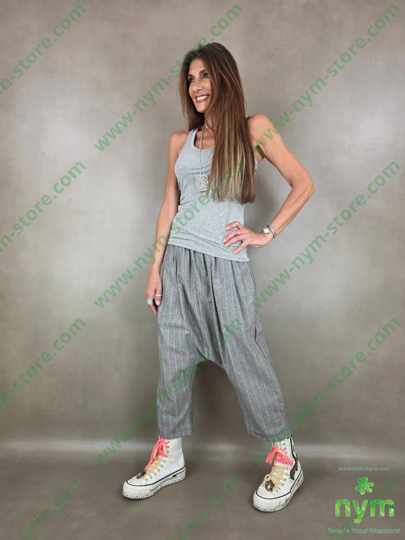 pantalone tratteggi cav bas pinces 80co20pl - PANTALONE
