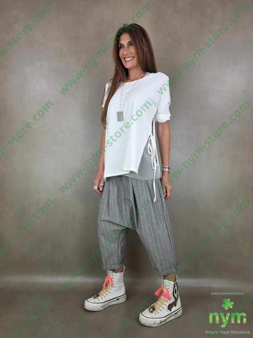 pantalone tratteggi cav bas pinces 80co20pl - PANTALONE