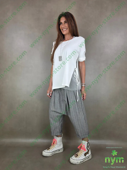 pantalone tratteggi cav bas pinces 80co20pl - PANTALONE