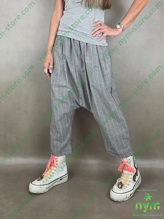 pantalone tratteggi cav bas pinces 80co20pl - U / GRIGIO C. / PE26 - PANTALONE