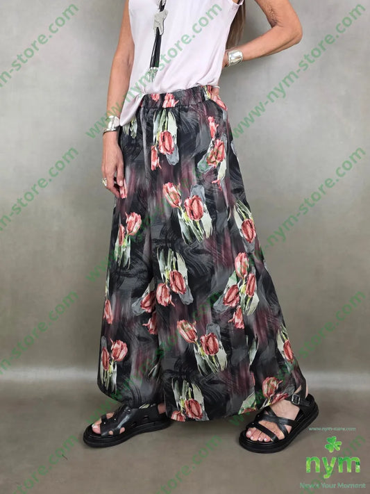 pantalone tulipani cotone 97c03ea - U / BORDO / PE26 - PANTALONE