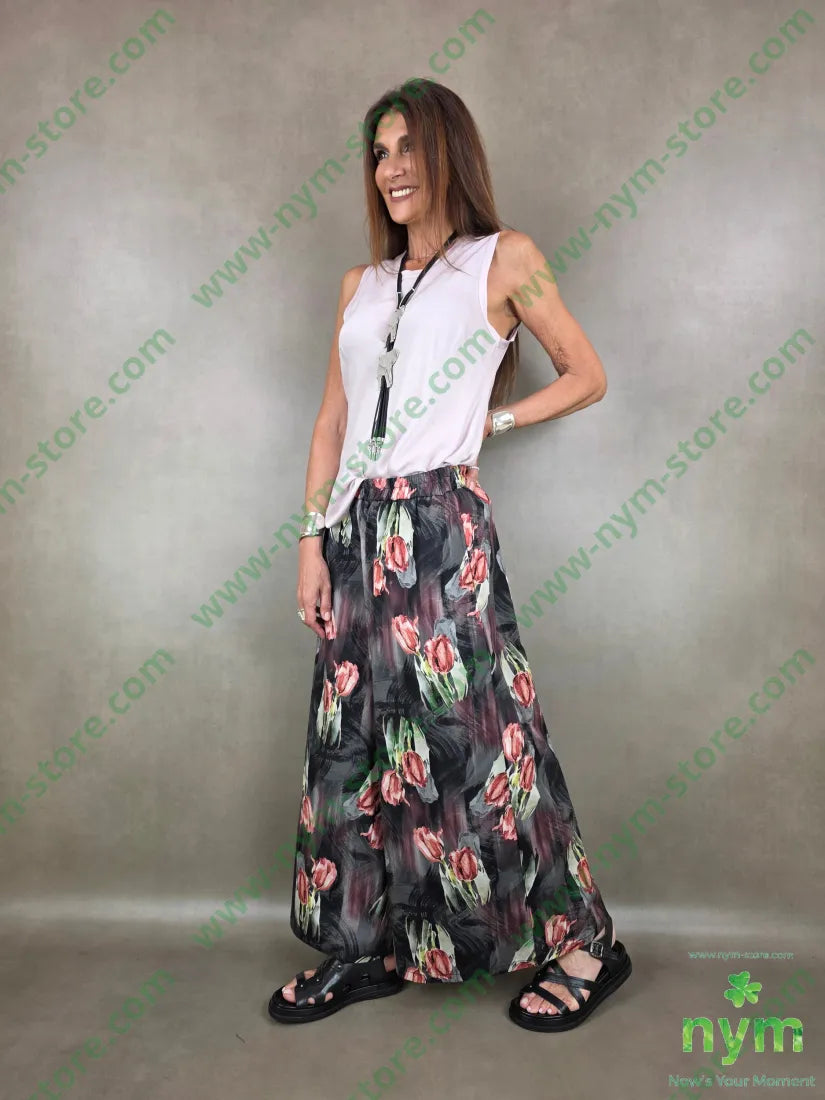 pantalone tulipani cotone 97c03ea - U / BORDO / PE26 - PANTALONE