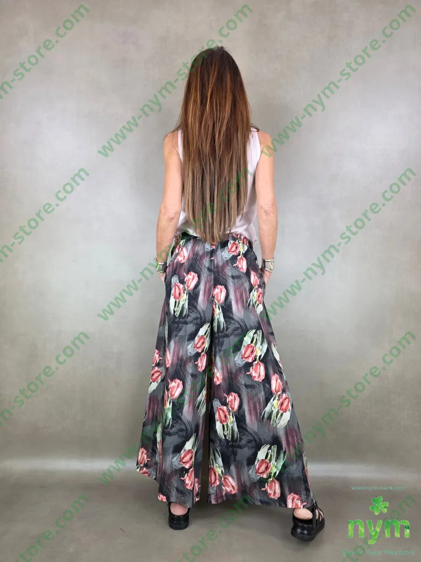 pantalone tulipani cotone 97c03ea - U / BORDO / PE26 - PANTALONE