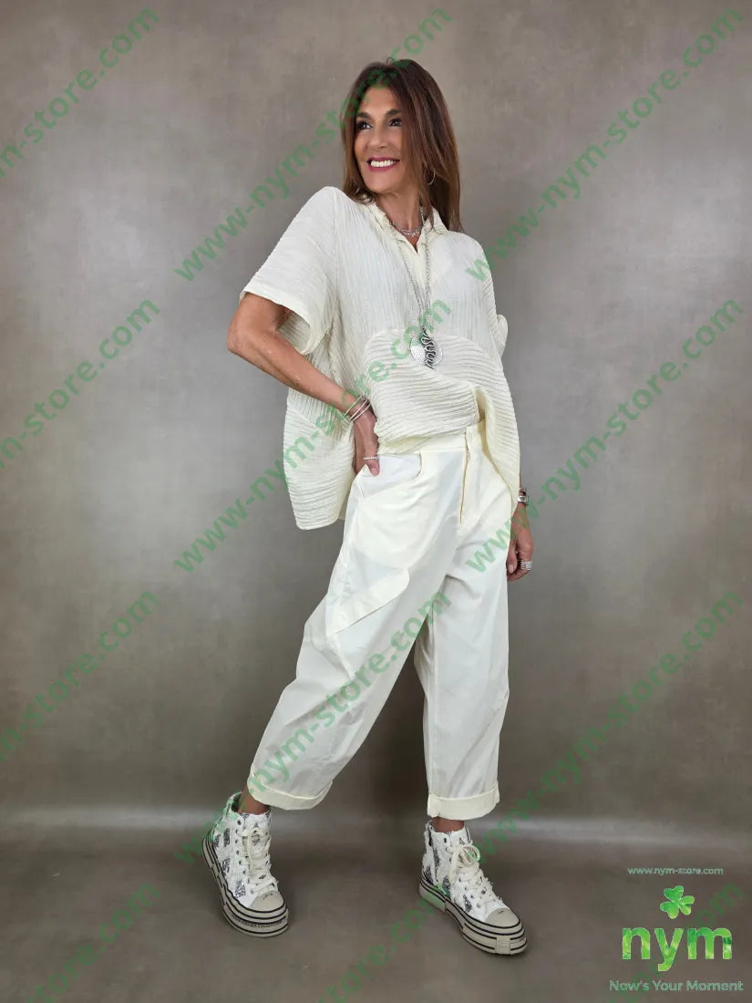 pantaloni passanti a V 70co27pa3ea - PANTALONE