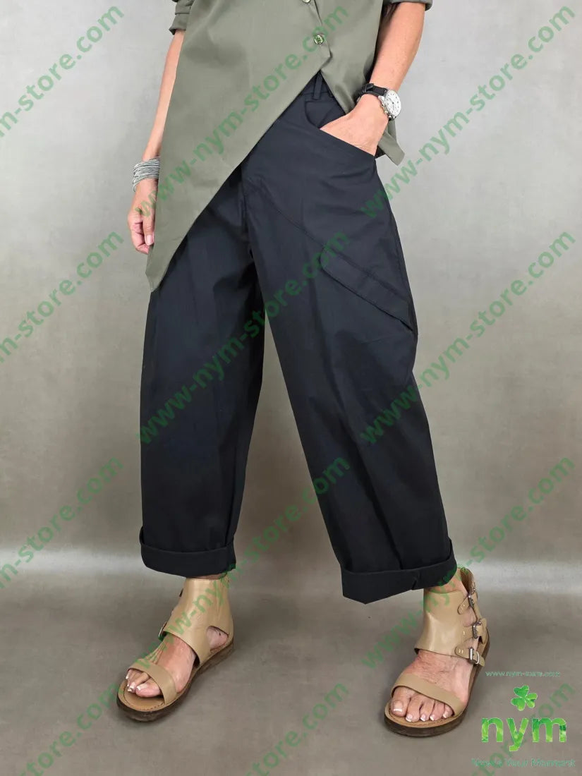 pantaloni passanti a V 70co27pa3ea - U / NERO / PE26 - PANTALONE