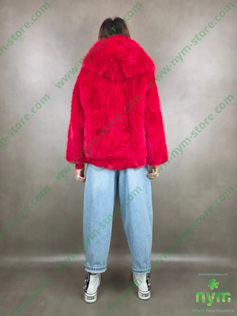 pelliccia cappuccio 100vi CAPOSPALLA