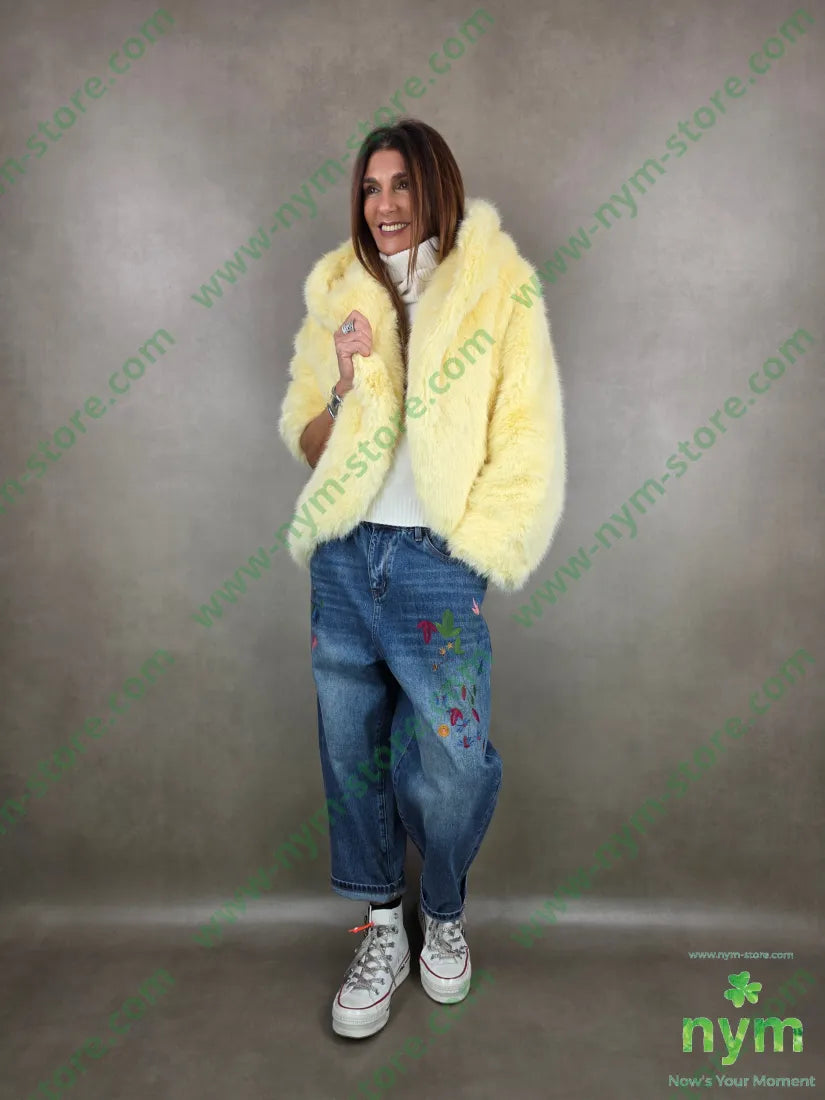 pelliccia cappuccio 100vi CAPOSPALLA