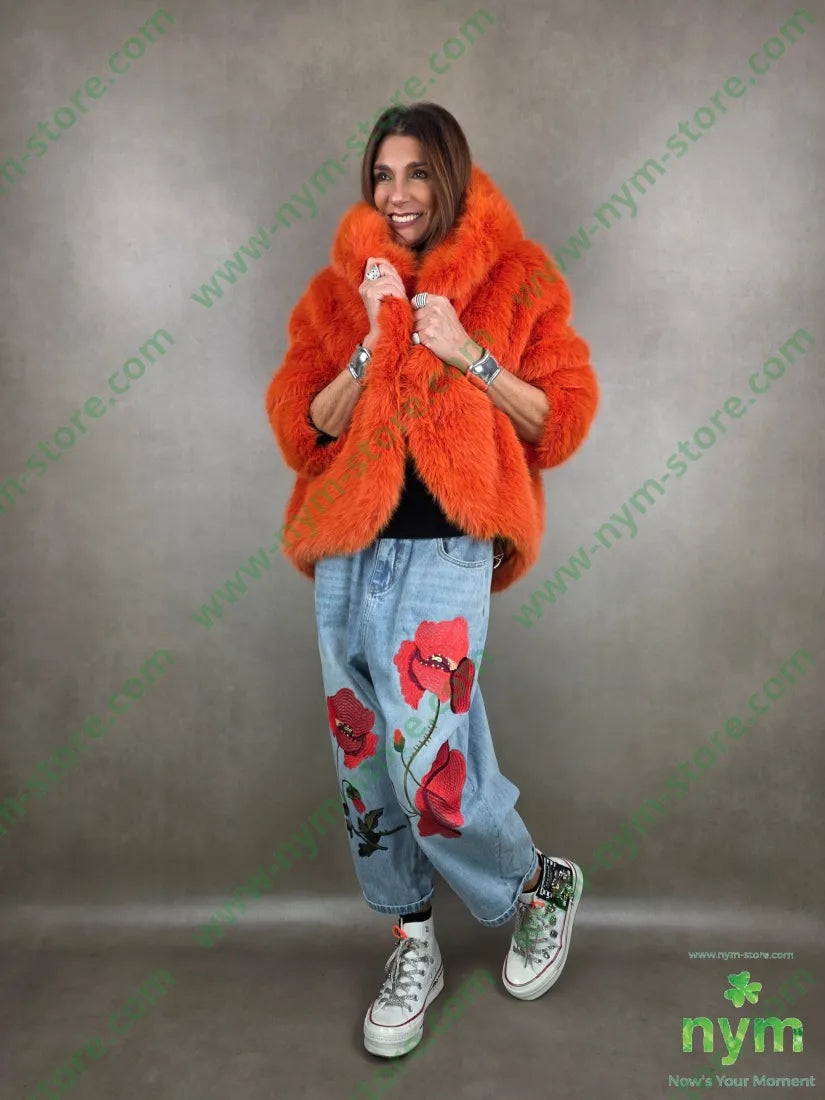 pelliccia cappuccio 100vi CAPOSPALLA