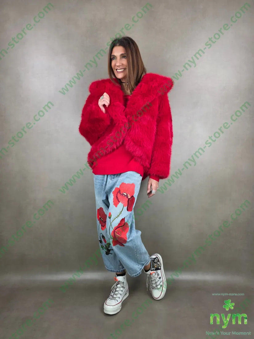 pelliccia cappuccio 100vi CAPOSPALLA