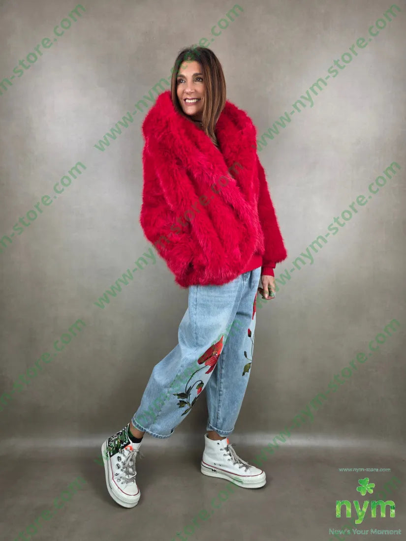 pelliccia cappuccio 100vi CAPOSPALLA