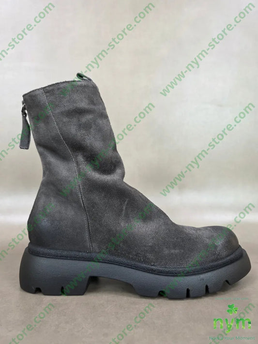 polacchino camoscio cerniera dietro vera pelle - 36 / ANTRACITE / AI26 - SCARPE