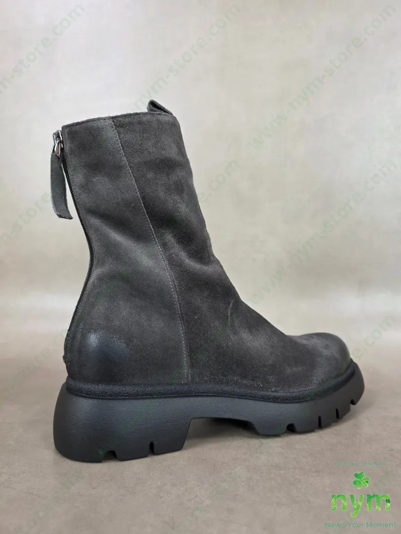 polacchino camoscio cerniera dietro vera pelle - SCARPE