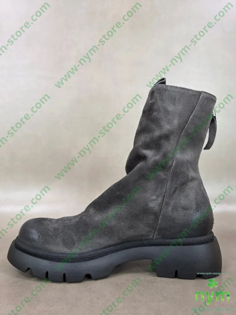 polacchino camoscio cerniera dietro vera pelle - SCARPE