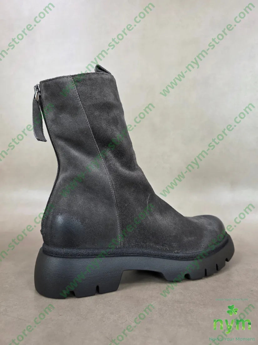 polacchino camoscio cerniera dietro vera pelle - SCARPE