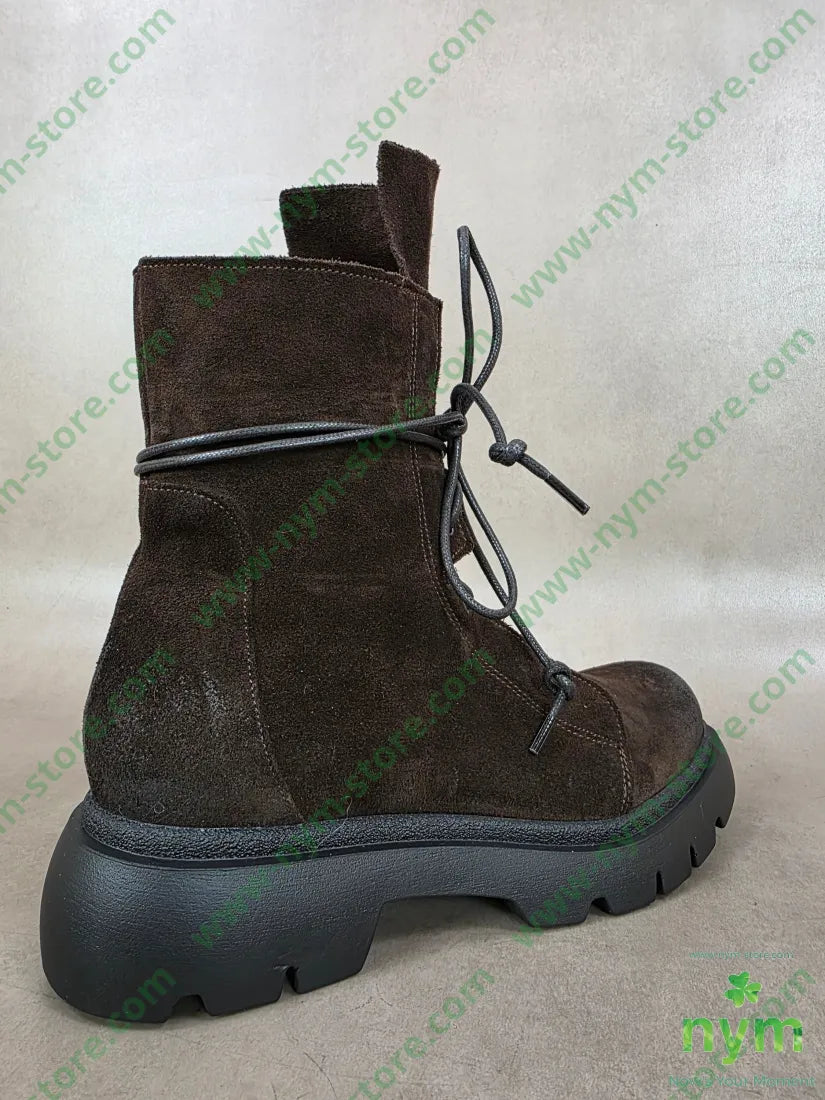 polacchino camoscio linguetta lunga vera pelle - SCARPE