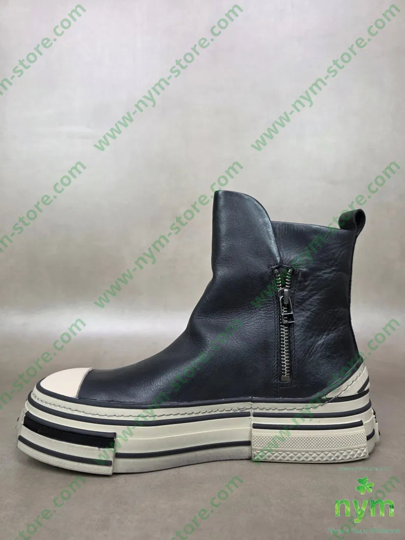 polacchino due zip pelle SCARPE