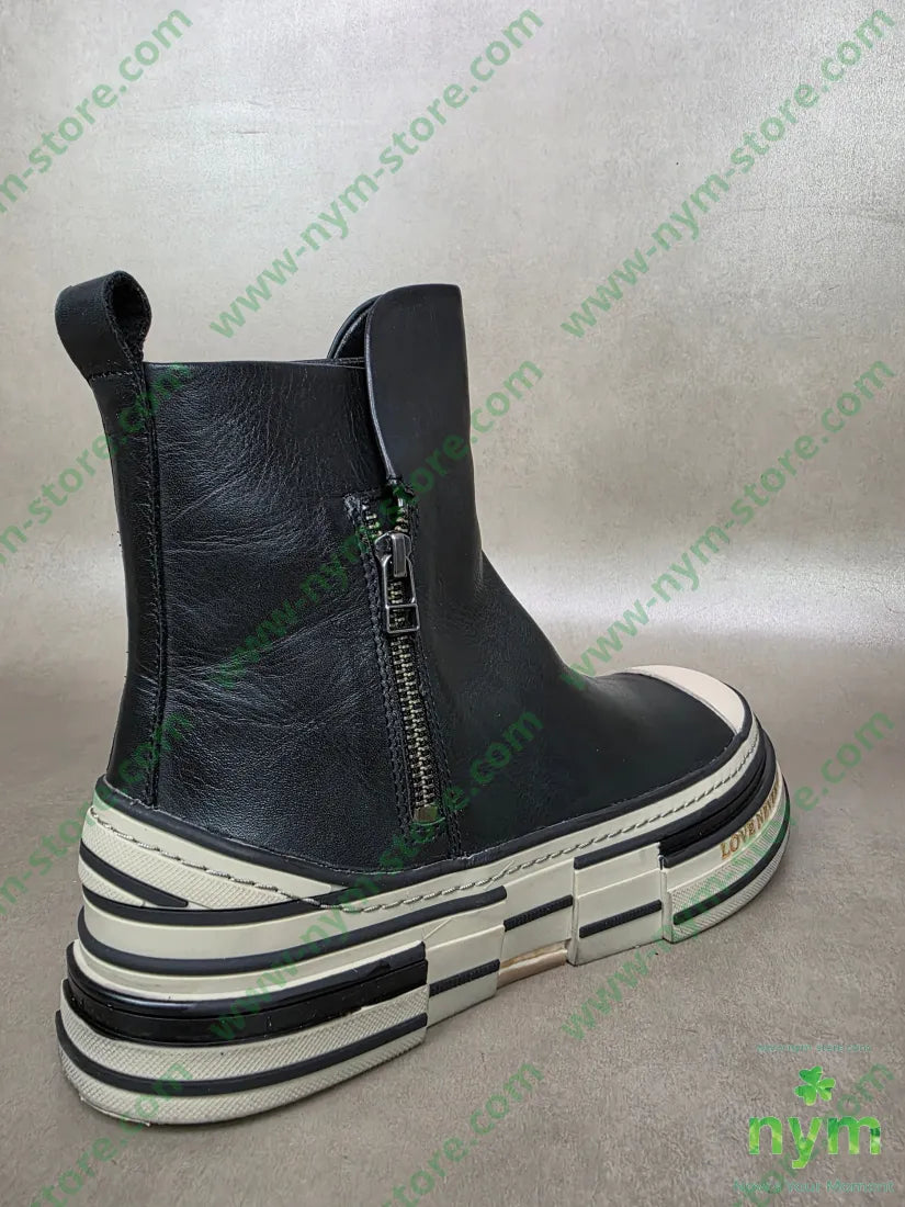 polacchino due zip pelle SCARPE