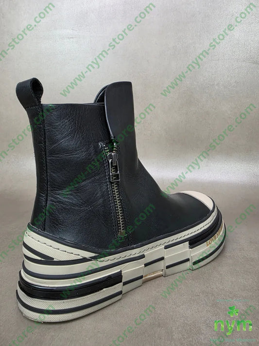 polacchino due zip pelle SCARPE