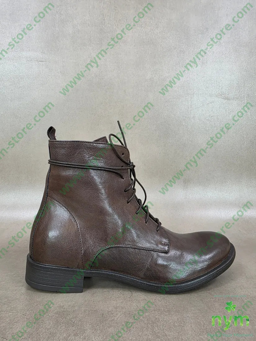 polacchino lacci pelle vera pelle - 36 / MARRONE / AI26 - SCARPE