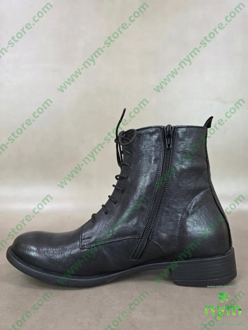 polacchino lacci pelle vera pelle - SCARPE