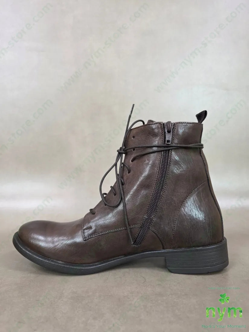 polacchino lacci pelle vera pelle - SCARPE
