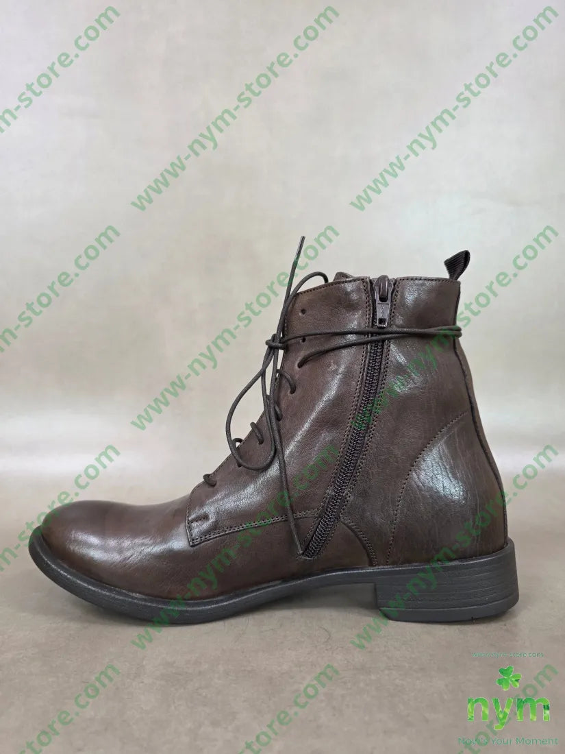 polacchino lacci pelle vera pelle - SCARPE