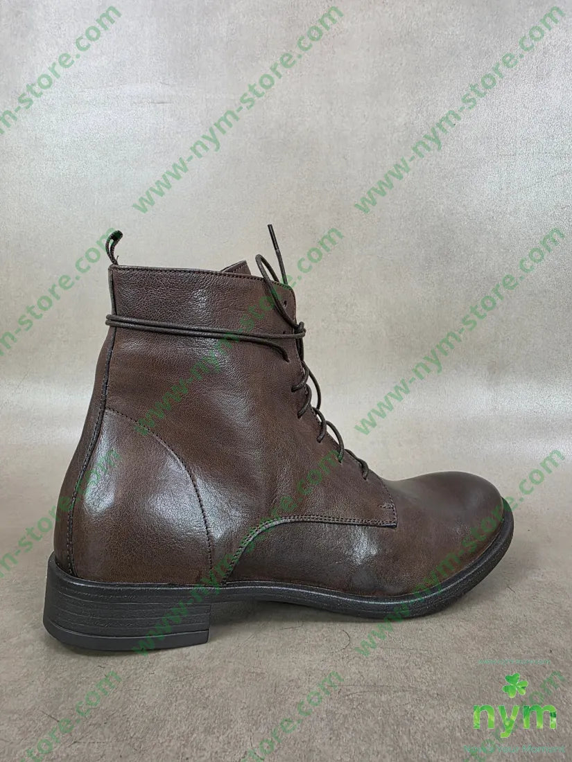 polacchino lacci pelle vera pelle - SCARPE