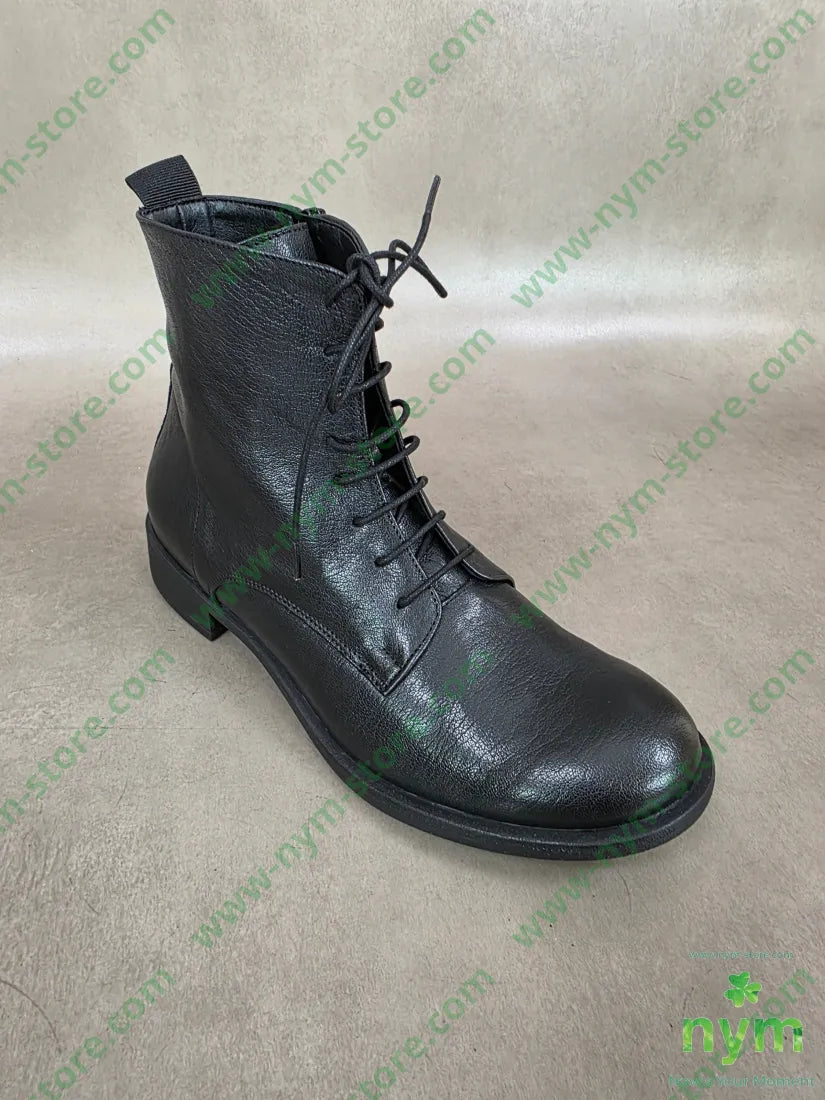 polacchino lacci pelle vera pelle - SCARPE