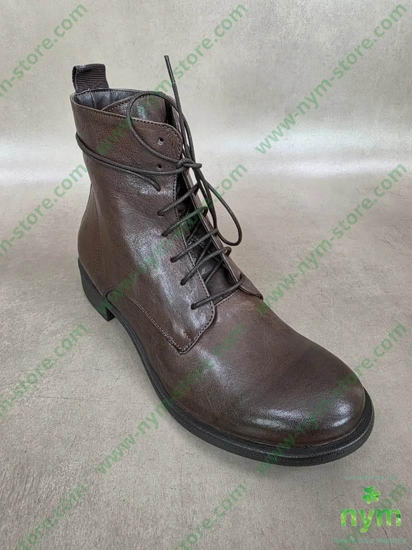 polacchino lacci pelle vera pelle - SCARPE