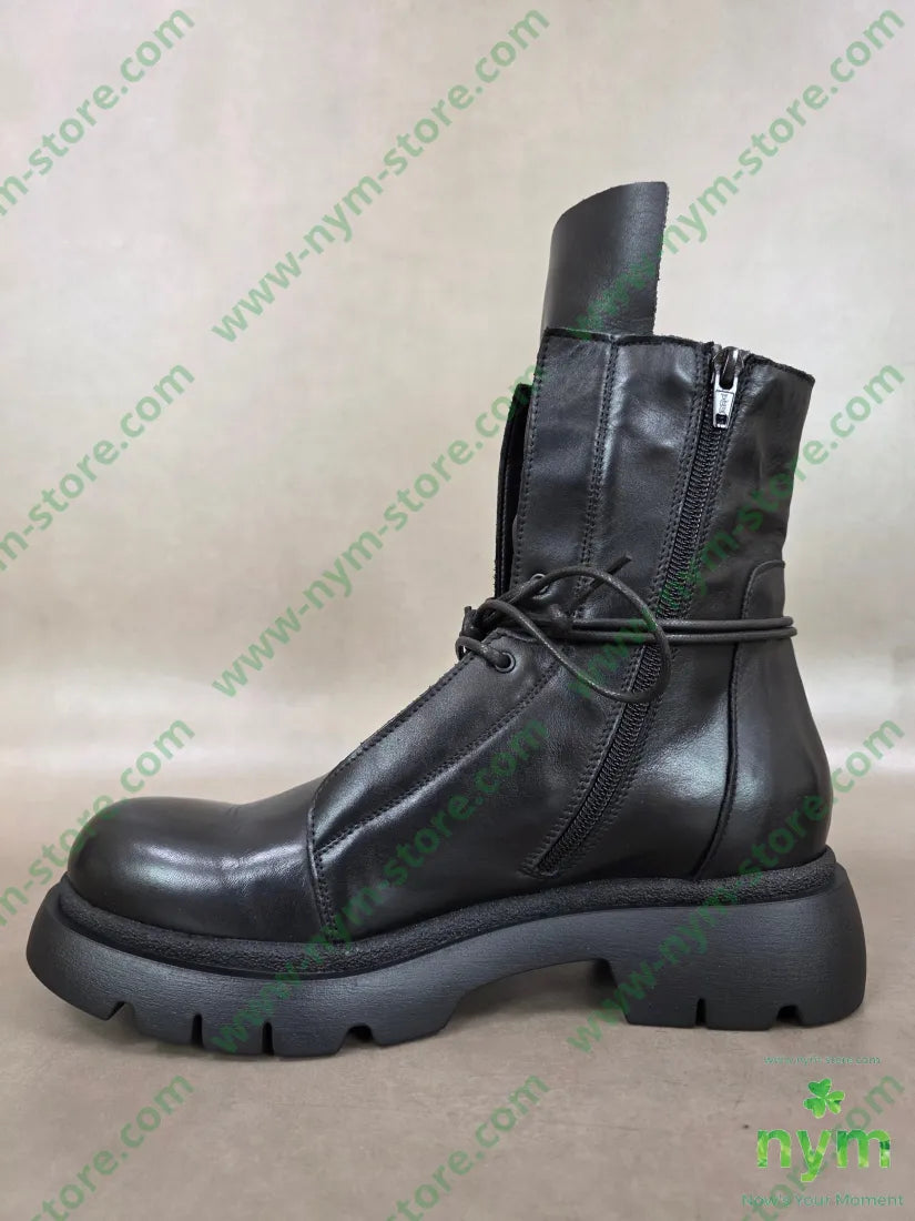 polacchino pelle linguetta lunga vera pelle - SCARPE