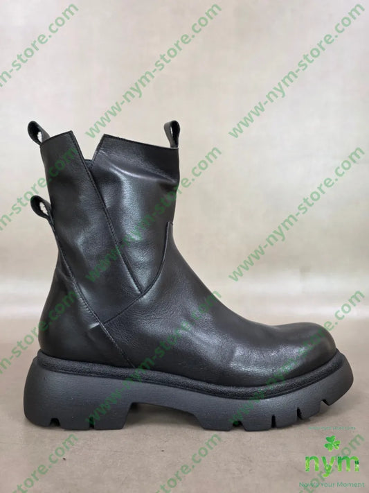 polacchino spacco lato vera pelle - 36 / NERO / AI26 - SCARPE