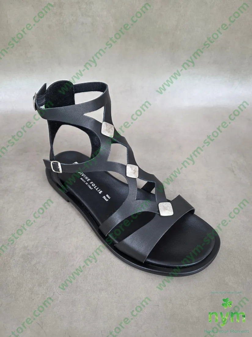 sandalo greco - 36 / NERO / PE26 - SCARPE