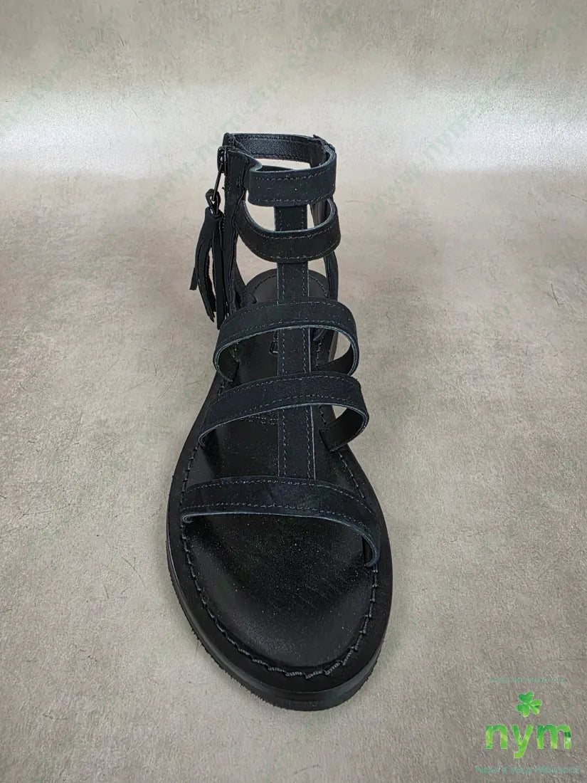 sandalo scamosciato nappina - SCARPE