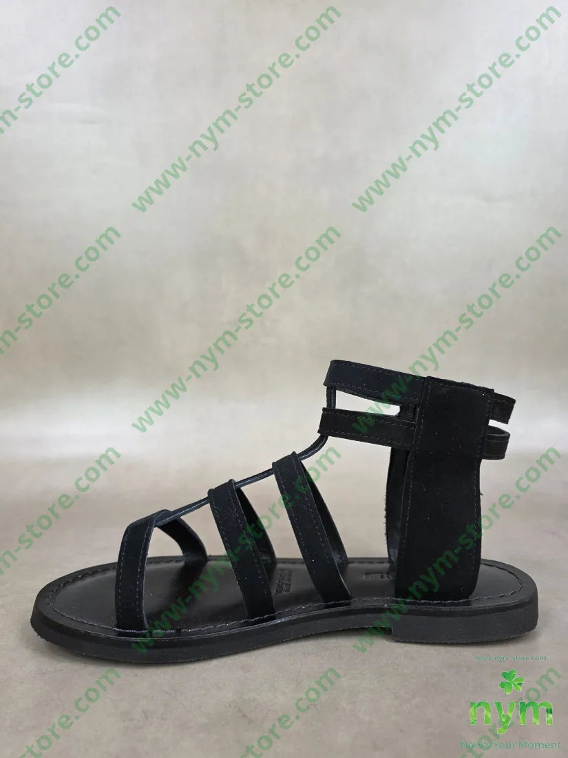 sandalo scamosciato nappina - SCARPE