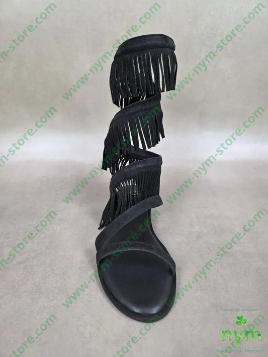 sandalo serpente frangia - SCARPE