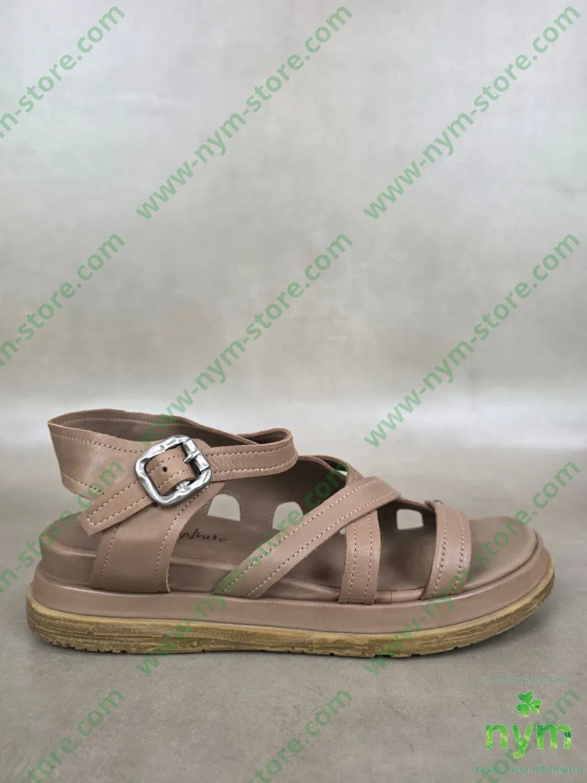 sandalo vera pelle quattro borchie - 36 / CAMMELLO / PE26 - SCARPE