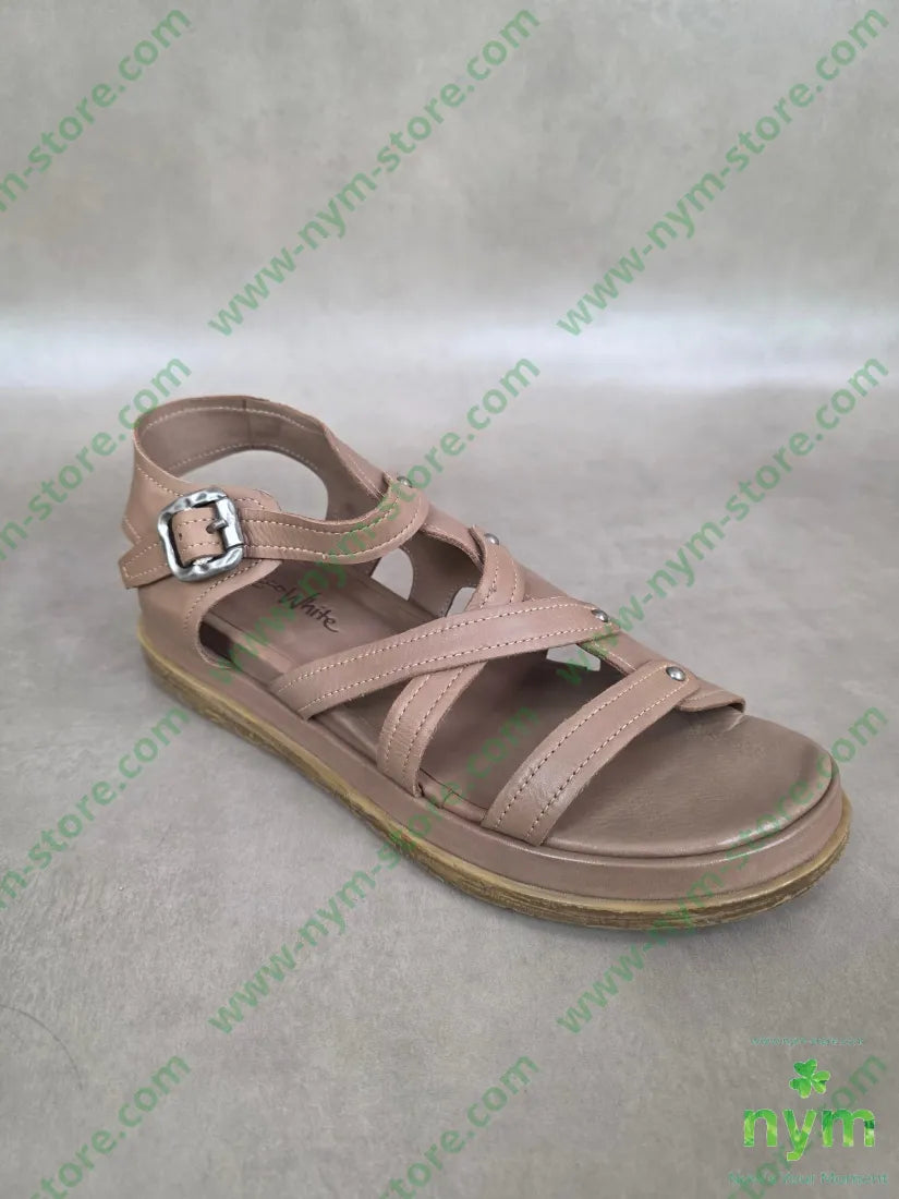 sandalo vera pelle quattro borchie - SCARPE