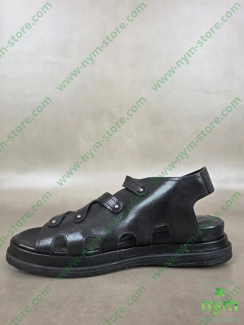 sandalo vera pelle quattro borchie - SCARPE