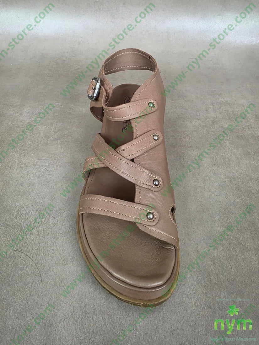sandalo vera pelle quattro borchie - SCARPE
