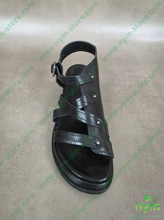 sandalo vera pelle quattro borchie - SCARPE