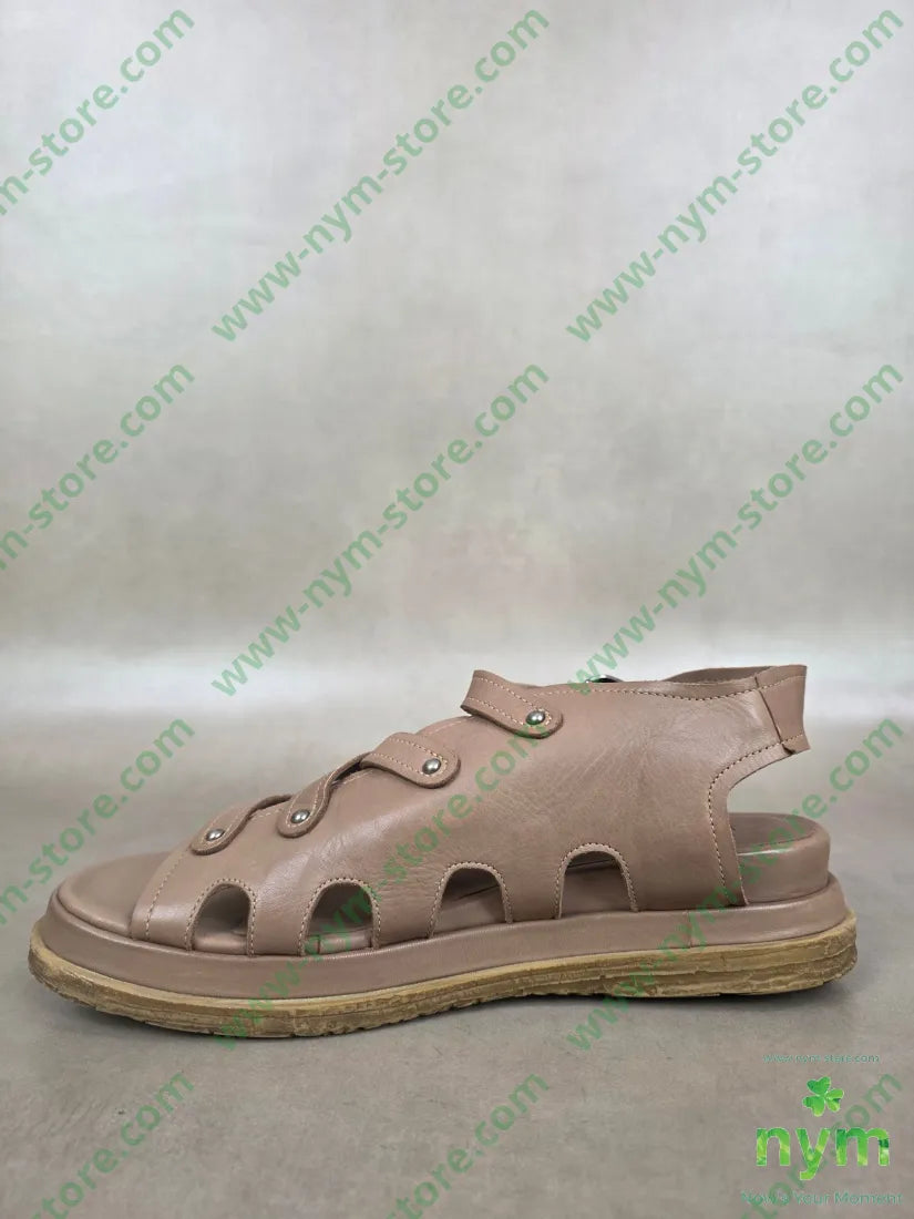 sandalo vera pelle quattro borchie - SCARPE